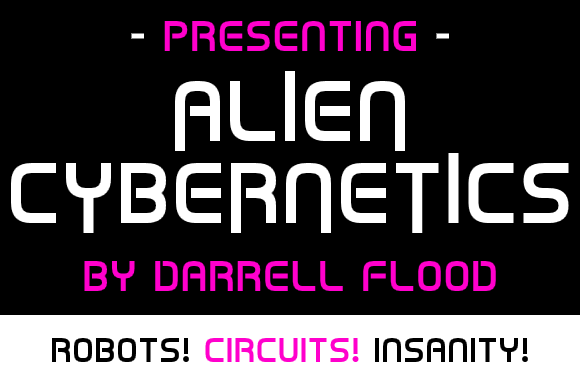 Alien Cybernetics: A Modern Display Font for Futuristic Web Design