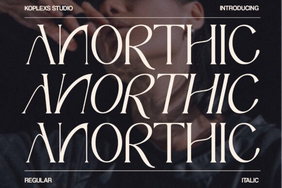 Anorthic Font for Web Design