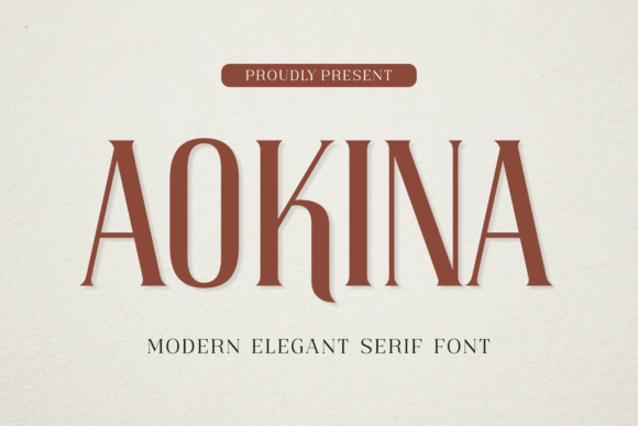 Aokina Serif Font for Professional Branding
