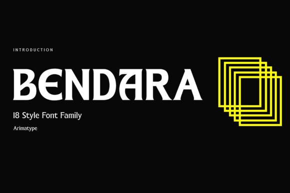 Bendara: A Serif Font That Elevates Campaign Design