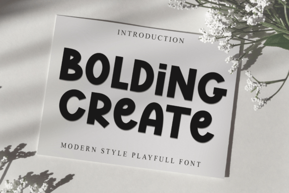Bolding Create: A Modern Font for Business Creativity