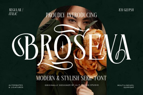 Brosena: A Serif Font That Elevates Branding
