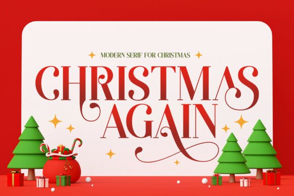 Christmas Again: A Serif Font That Elevates Holiday Campaigns