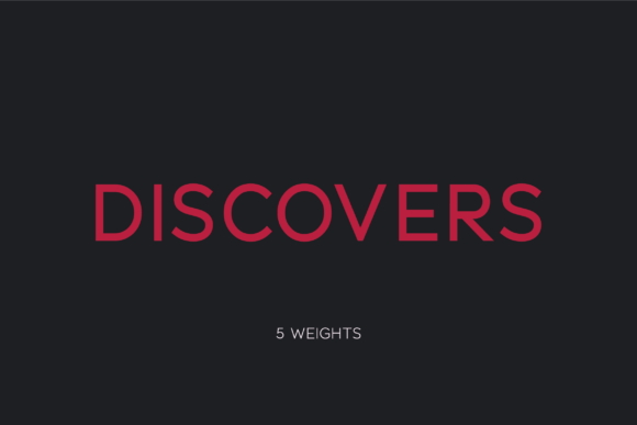 Discovers Font: A Modern Sans Serif for Web Design