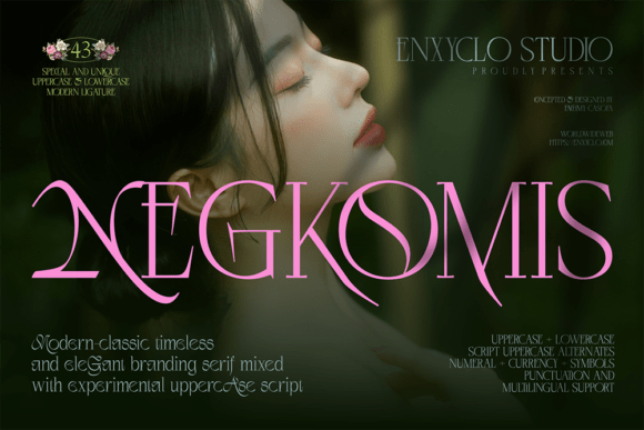Enhance Your Brand with the Negkomis Serif Font