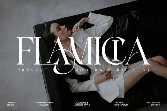 Flamicia Font for Modern Web Design Projects