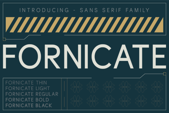 Fornicate Font: A Modern Sans Serif for Creative Makers