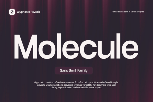 Gc Molecule: A Modern Sans Serif for Handmade Creations