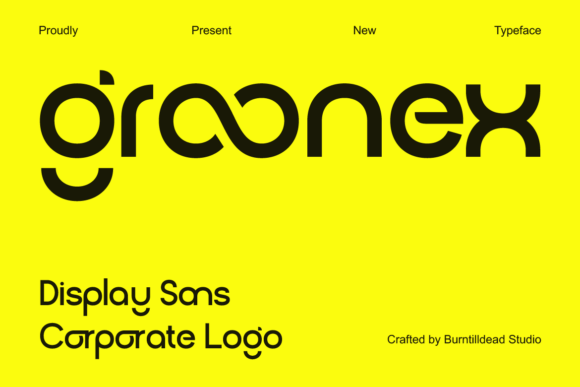 Groonex: A Modern Display Font for Bold Branding