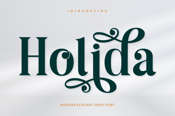 Holida Serif Font for Bold Branding and Digital Creativity