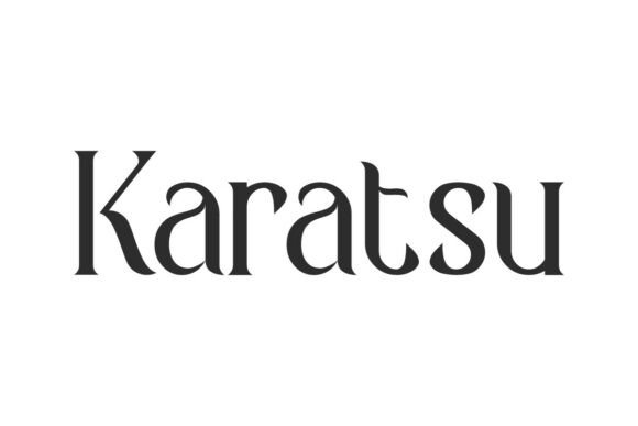 Karatsu Font for Professional Branding