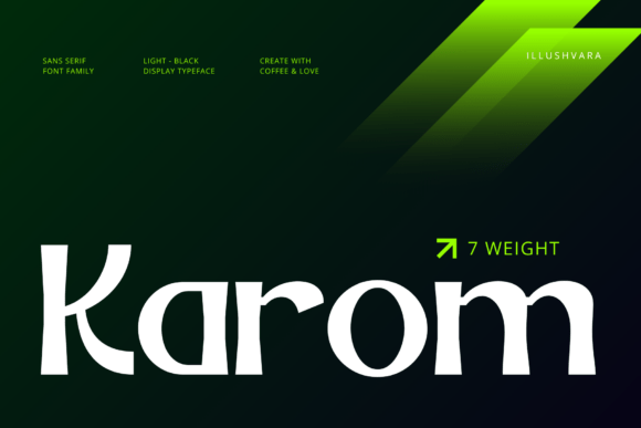 Karom: A Modern Sans Serif Font for Editorial Design