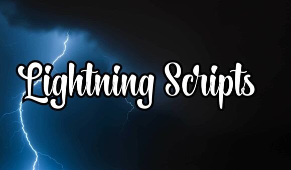 Lightning Scripts: A Dynamic Handwritten Font for Editorial Design