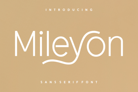 Mileyon Font for Modern Web Design