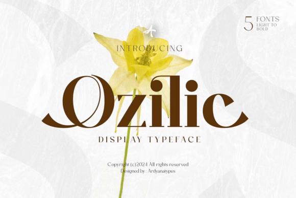 Ozilic: A Modern Serif Font for Impactful Branding