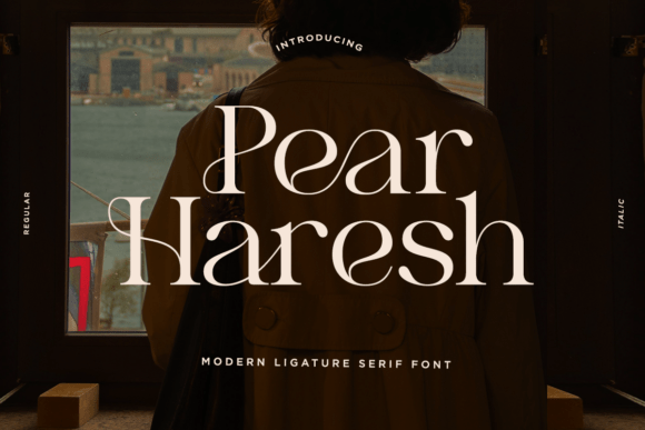 Pear Haresh Serif Font for Editorial Design