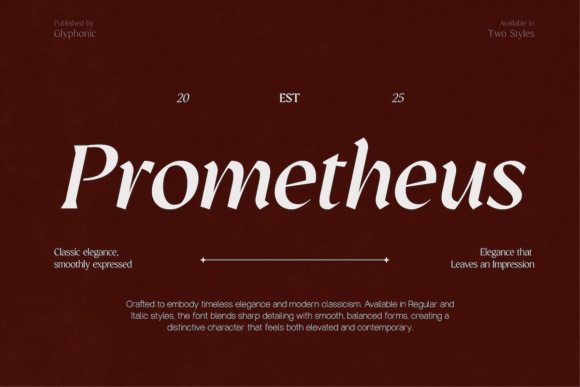 Prometheus Serif Font for Professional Branding