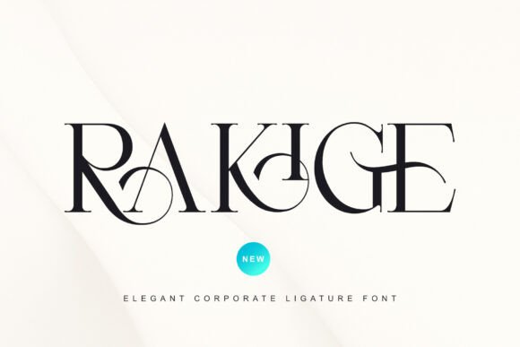 Rakige: A Serif Font That Elevates Your Brand Messaging