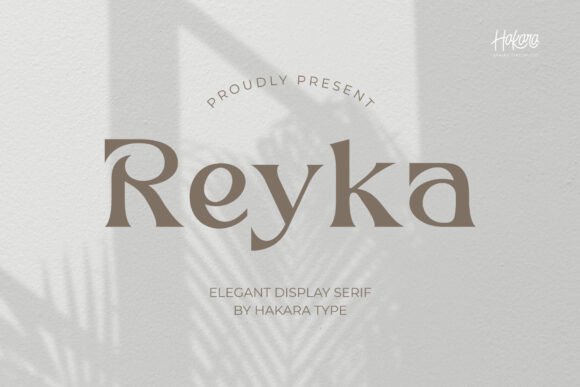 Reyka: A Modern Serif Font for Polished Branding