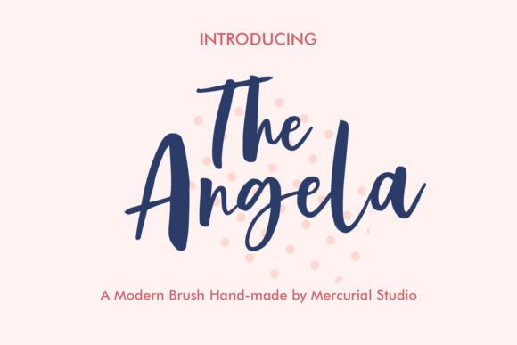 The Angela Font for Polished Branding