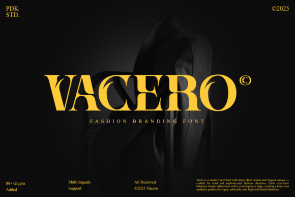 Vacero Serif Font for Bold Branding and Marketing
