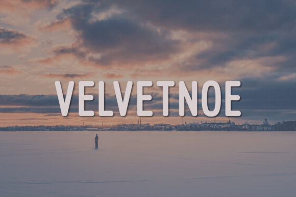 Velvetnoe: A Modern Sans Serif Font for Campaign Creativity