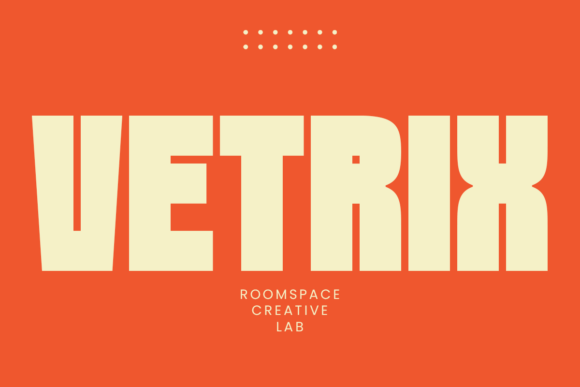 Vetrix: A Modern Font for Handmade Creations