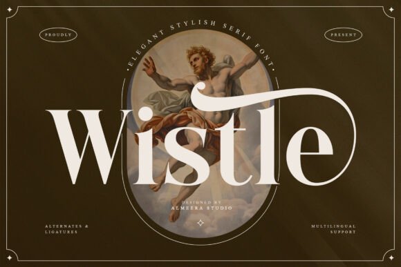 Wistle Serif Font for Editorial Design and Branding
