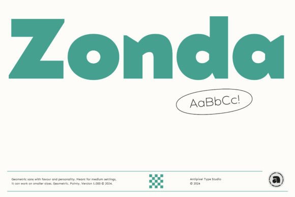 Zonda: A Modern Sans Serif Font for Craft Creations